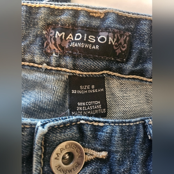 Madison ladies size 8 bootcut jeans - Picture 7 of 11